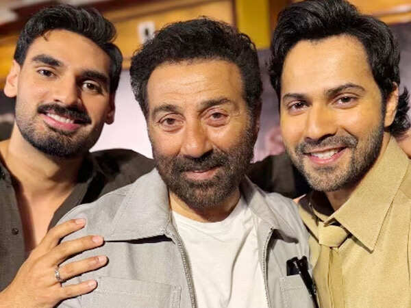 Varun Dhawanâs Viral Selfie With Sunny Deol and Ahan Shetty Delights Fans