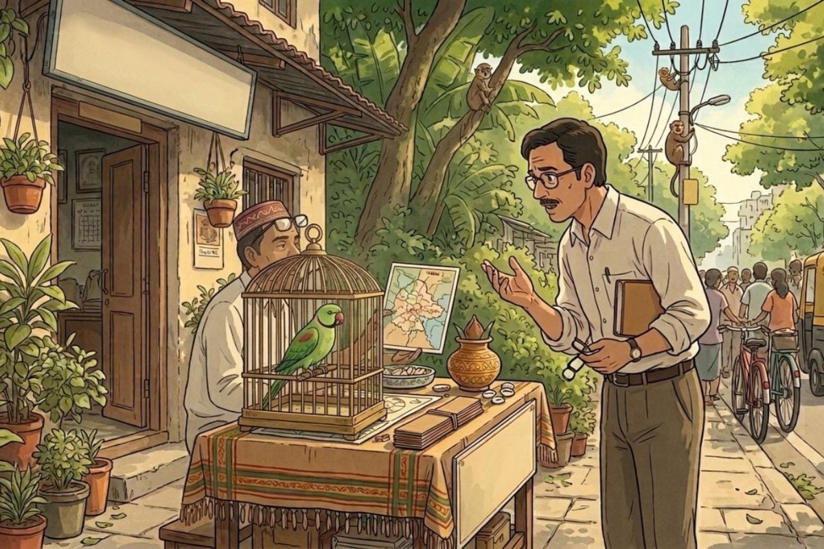 Income Tax Officer Loses Gold Worth Lakhs To Parrot Astrologer In Bengaluru