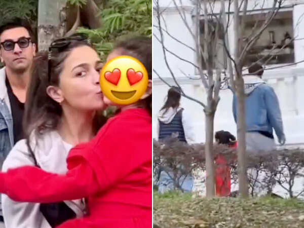 Alia Bhatt and Ranbir Kapoor Walk Hand-in-hand With Daughter Raha During Hong Kong Visit