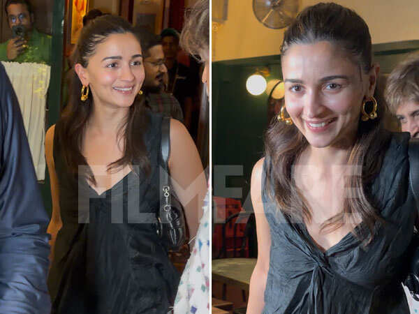 PHOTOS: Alia Bhatt Looks Breathtaking in a Black Asymmetrical Top