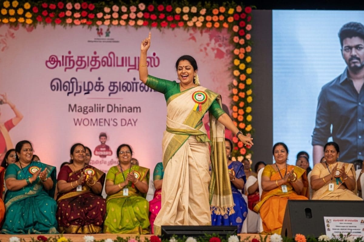 Tamil Nadu Headmistress Dances To Actor Vijay’s Song At Women’s Day Event, Suspended