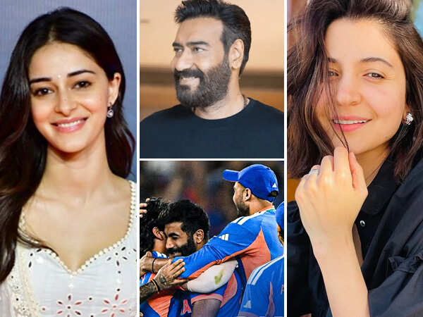 ICC Mens T20 World Cup: Anushka Sharma Ananya Panday and More Congratulate Team India