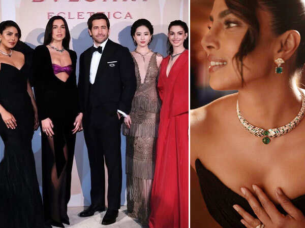 Photos: Priyanka Chopra Jonas Shares Glimpses From Milan Event With Dua Lipa Anne Hathaway and More