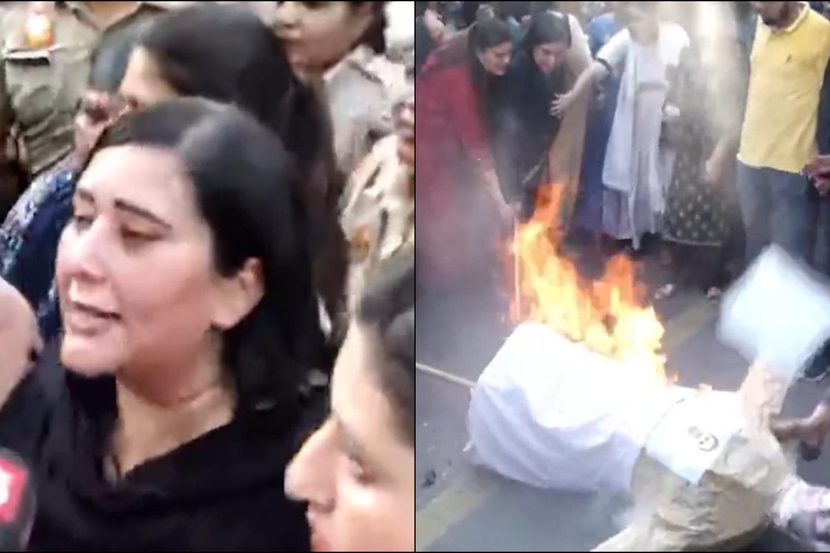 Bansuri Swaraj Among BJP MPs Detained During Protest March Towards Rahul Gandhi’s House