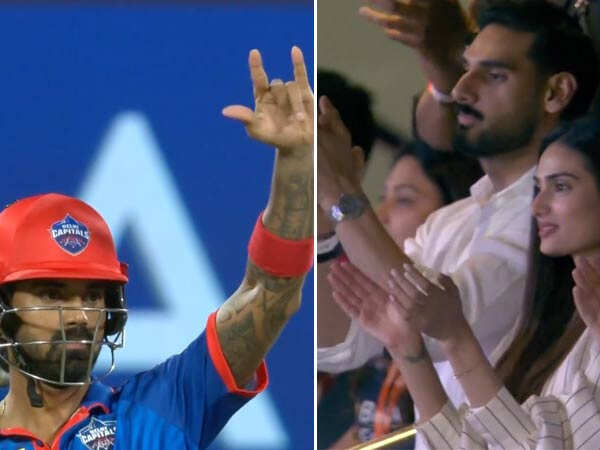 Photos: Athiya and Ahan Shetty Stand Up to Applaud KL Rahul During IPL Match