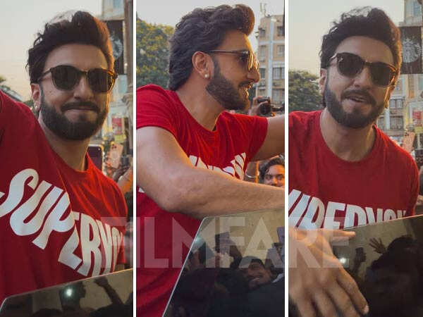 Photos: Ranveer Singh Opts For A Cool Red T-shirt For A Brand Event