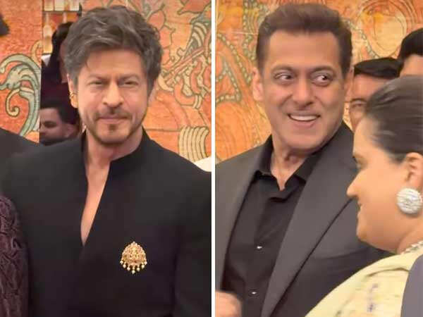 Shah Rukh Khan and Salman Khan Turn Heads at Mumbai Wedding Videos Go Viral