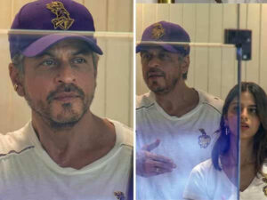 PHOTOS: Shah Rukh Khan and Suhana Khan Spotted at Eden Gardens for KKRs Match