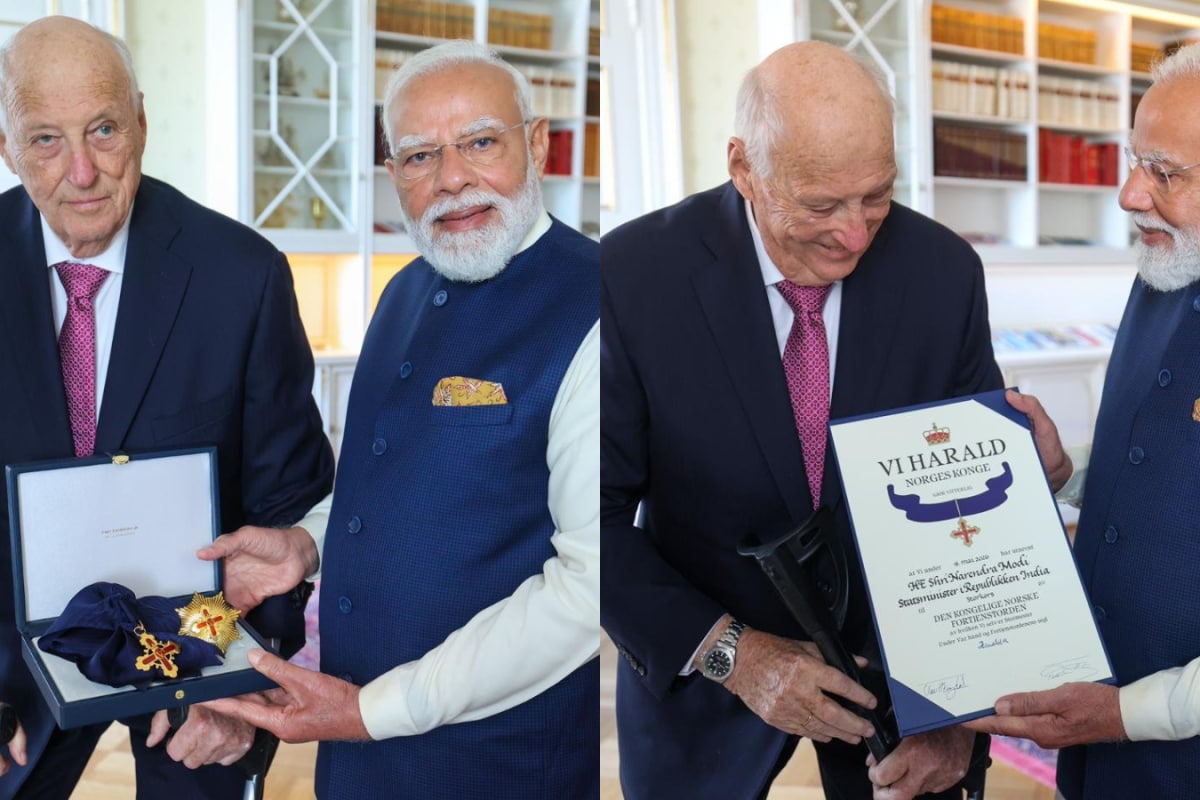 PM Modi Conferred With Grand Cross Of Royal Norwegian Order Of Merit, His 32nd Global Honour So Far