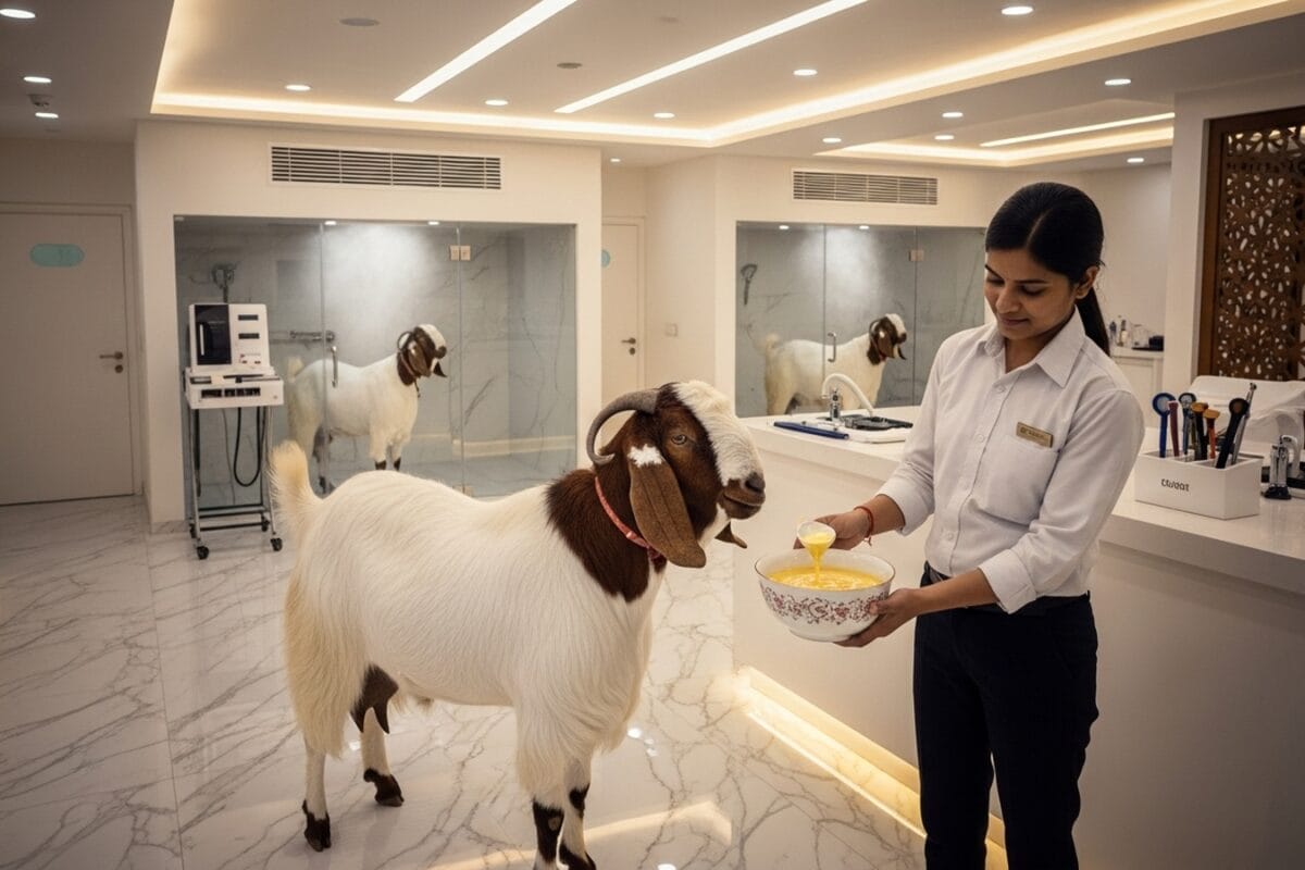 Inside Five-Star Bakrid Boot Camps: Elite Goats Get AC Barns, Spas, Cashew-Milk-Honey Diets