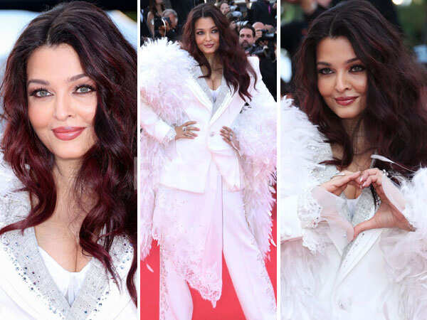 Photos: Aishwarya Rai Bachchan Closes Cannes With Dramatic Feathered Look