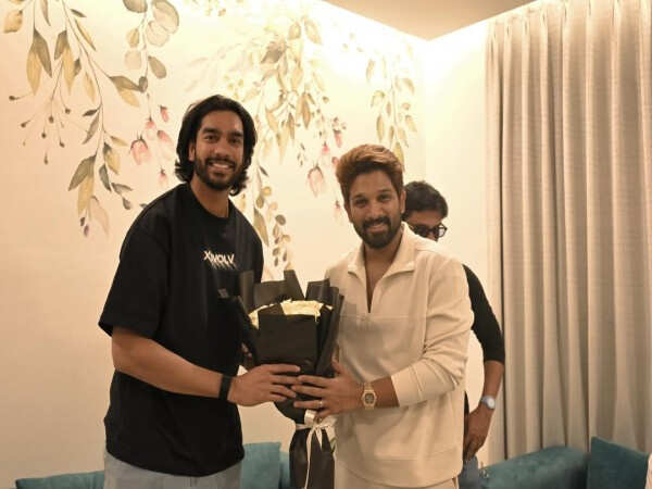 When Cinema Meets Cricket: RCBs Venkatesh Iyer Meets Allu Arjun