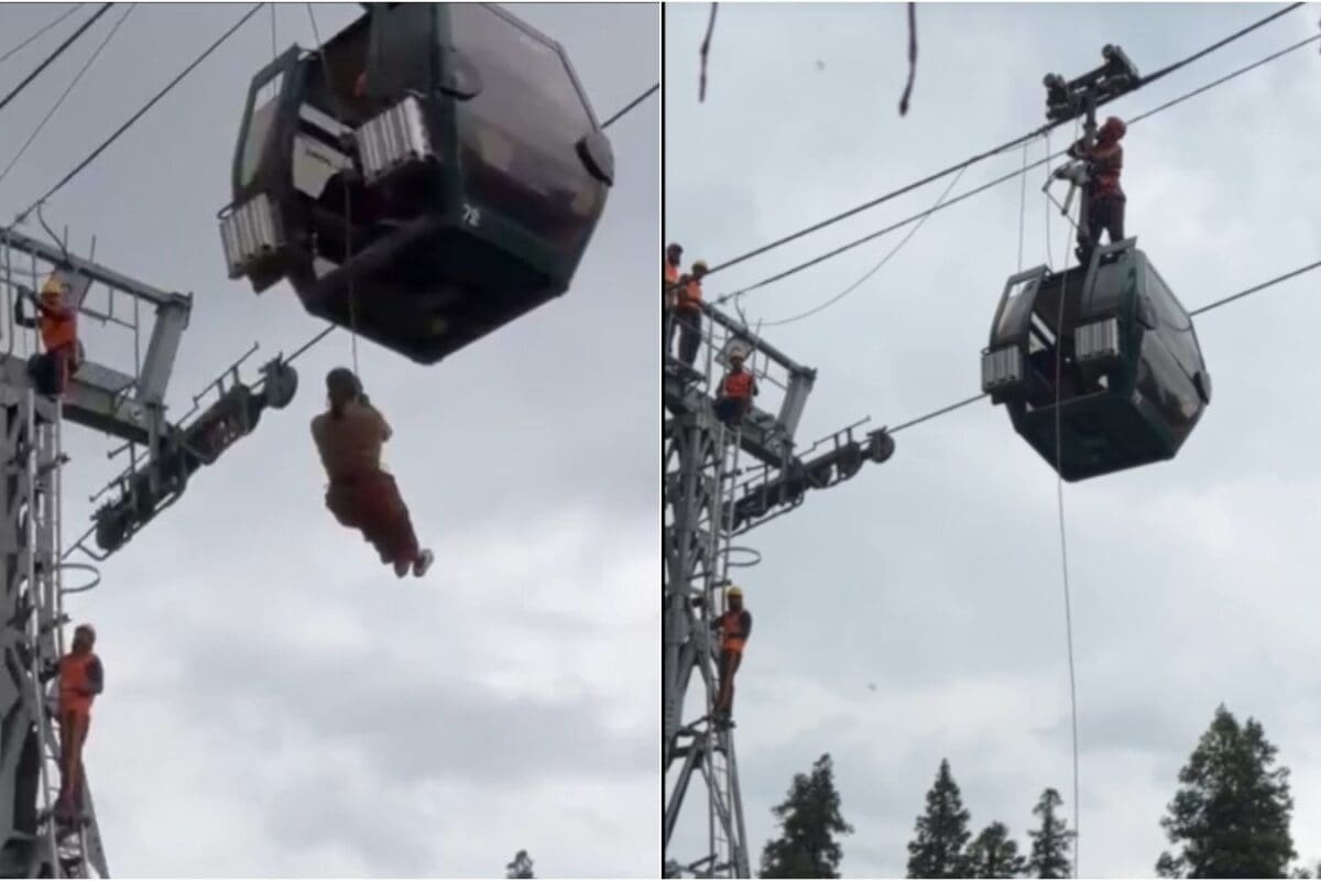 Technical Snag Leaves Hundreds Of Tourists Stranded Mid-Air In Gulmarg Cable Car