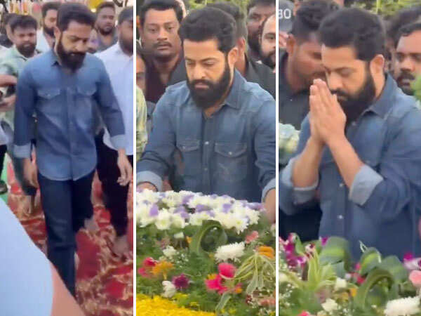 Jr NTR Pays Tribute to Grandfather NTR on 103rd Birth Anniversary