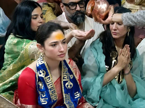 WATCH: Tamannaah Bhatia Seeks Blessings at Mahakaleshwar Temple in Ujjain