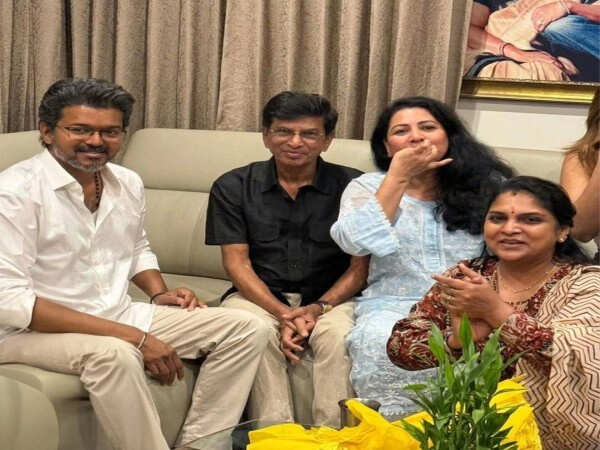 Photos: Thalapathy Vijayâs Quiet Celebrations With Family Goes Viral