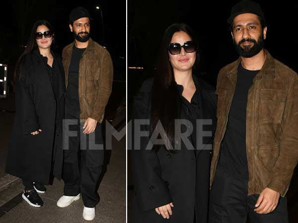 Pics: Katrina Kaif and Vicky Kaushal Make 1st Public Appearance Together After Welcoming Son Vihaan