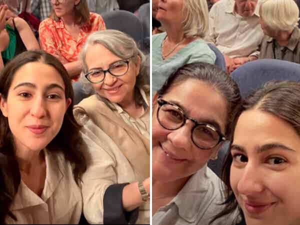 Sara Ali Khan Sharmila Tagore And Amrita Singh Watch A Play Together